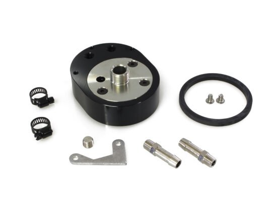 Oil Cooler Adaptor with By-pass. Fits most Twin Cam 1999-2017. - Jagg Oil Coolers