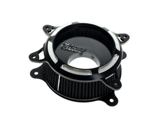 VO2 Insight Air Cleaner Kit - Black Contrast. Fits Touring 2017-2024 & Softail 2018-2024 - Vance And Hines