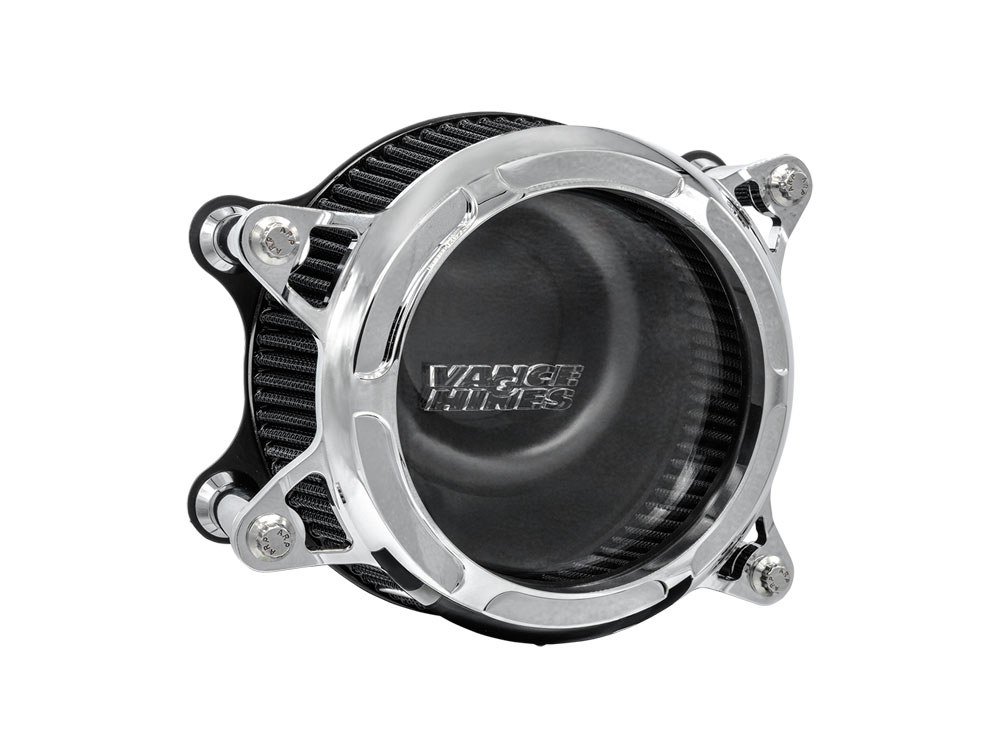 VO2 Insight Air Cleaner Kit - Chrome. Fits Touring 2017-2024 & Softail 2018-2024 - Vance And Hines