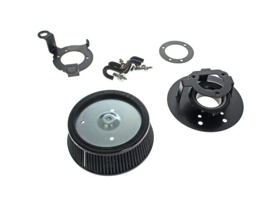 VO2 Naked Air Cleaner Kit. Fits Softail 2000-2015, Dyna 1999-2007, Touring 1999-2007 with CV Carb or Cable Operated Delphi EFI - Vance And Hines